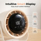 100-Speed Turbo Desk Fan – Ultra-Quiet Rechargeable Cooling, Smart Digital Display, Portable Vortex Air Circulator for Bedroom, Office & Home