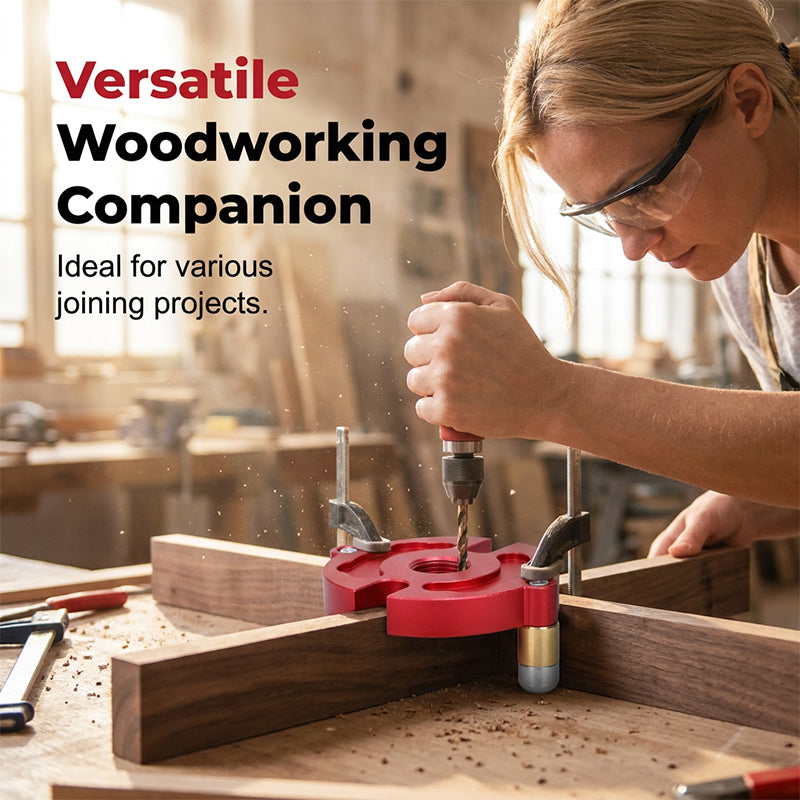 🔩 Vertical Self-Centering Dowel Jig Kit | Self-Centering, Precise Vertical Drilling – Cash on Delivery ✅