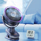 Portable Rechargeable Clip-On Automatic Oscillating Fan