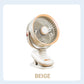 Portable Rechargeable Clip-On Automatic Oscillating Fan