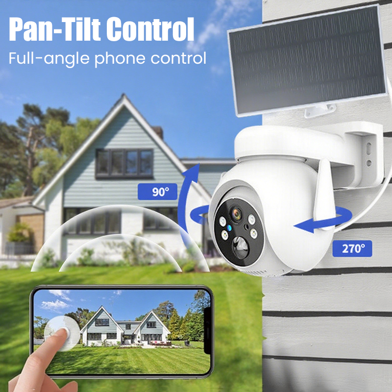 Solar Waterproof Night Vision Security Camera