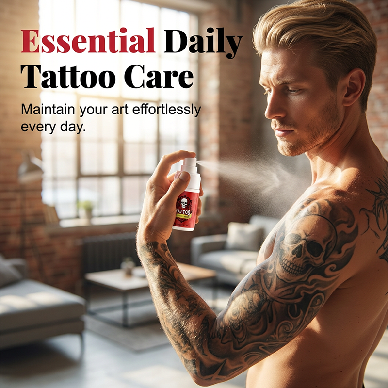 💥Summer special: £7.99 per bottle💉 Tattoo aftercare spray – hydrates, revives ink vibrancy. 50% OFF! 🎨✨