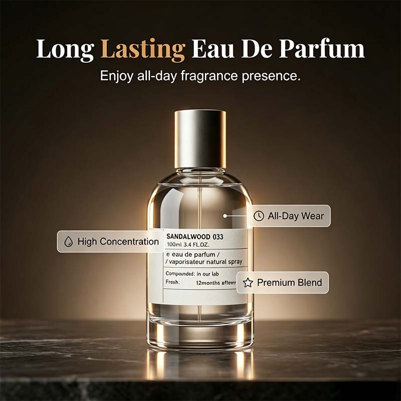 Minimalist Eau de Parfum - 100ml Artisanal Fragrance