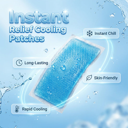 🥳2026 HOT SALE🥳💞50K+ SOLD!☀️🧊 50% OFF! Instant Cooling Ice Patches – Chill in seconds, stay cool for hours. 4‑layer gel tech, sweat‑proof & skin‑friendly. Beat the heat with ease! 😎✨
