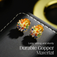 🎉While Supplies Last 50% OFF!🎁 Colorful Firework Stud Earrings – Cubic Zirconia, 18K Plated, Festive 🎆