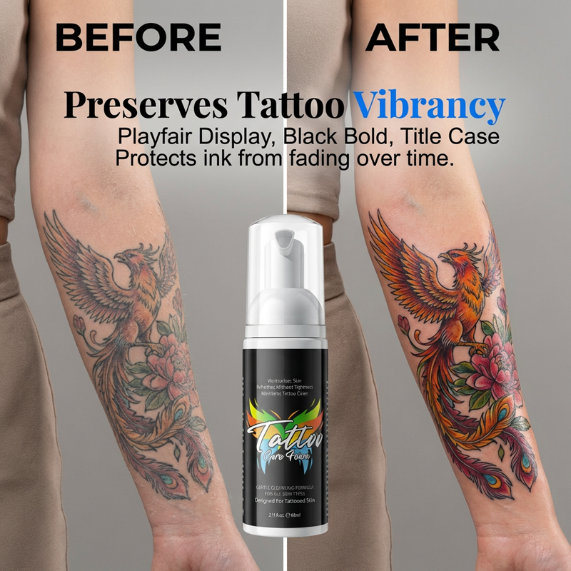 🔥 50% OFF · Tattoo Brightening & Moisturizing Care Essentials ✨