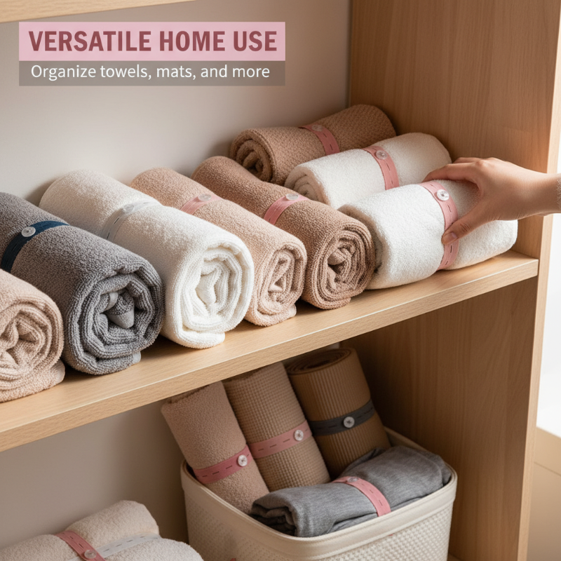 🔥 50% OFF · Adjustable Elastic Clothing Organization Bands ✨