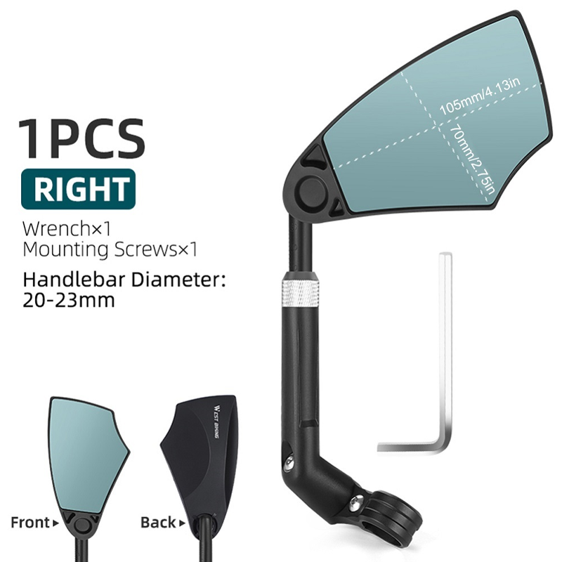 360° Adjustable Handlebar Bike Mirror
