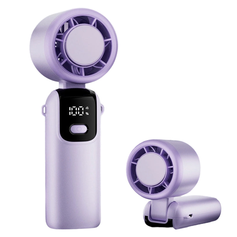Portable High-Speed Handheld Fan with Ice Cooler