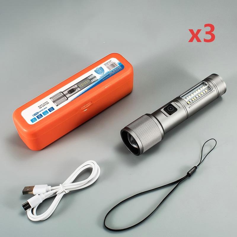 Multifunctional Zoomable LED Flashlight
