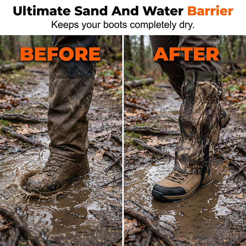 Adjustable Waterproof Leg Protection Gaiters