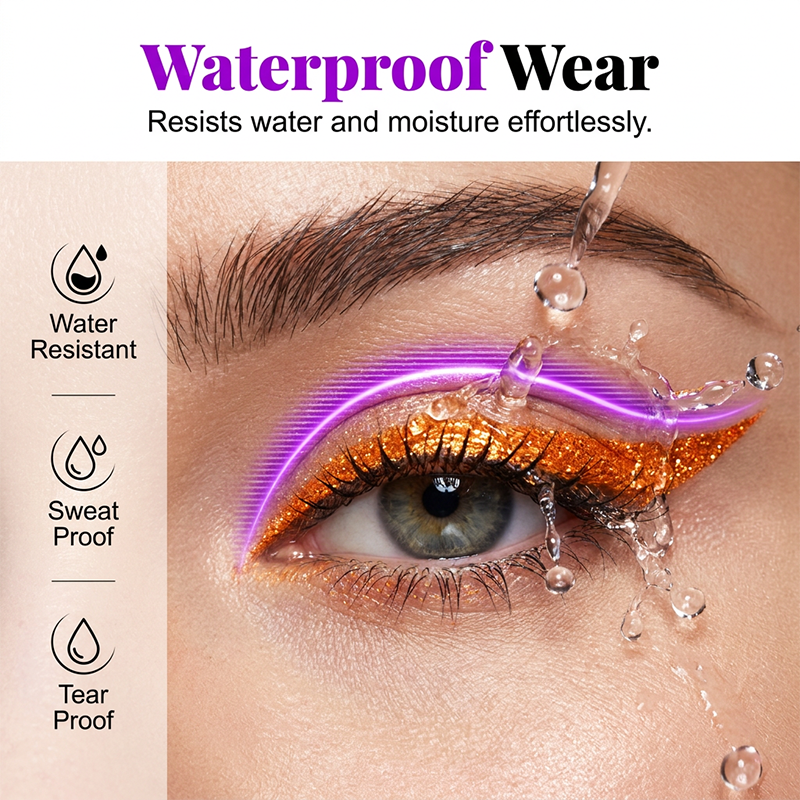 ⚡Buy 1 Get 2 Free⚡Colorful Smudge-Proof Glitter Eyeliner Pencil