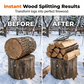 Heavy-Duty Firewood Splitting Drill Bit Set