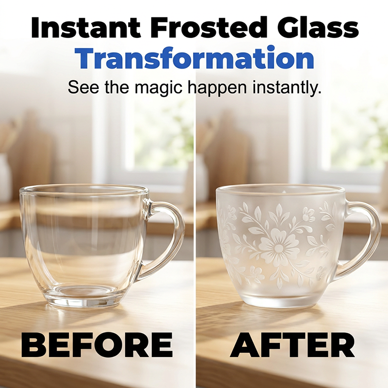 Transparent Frost Stained Glass Paint
