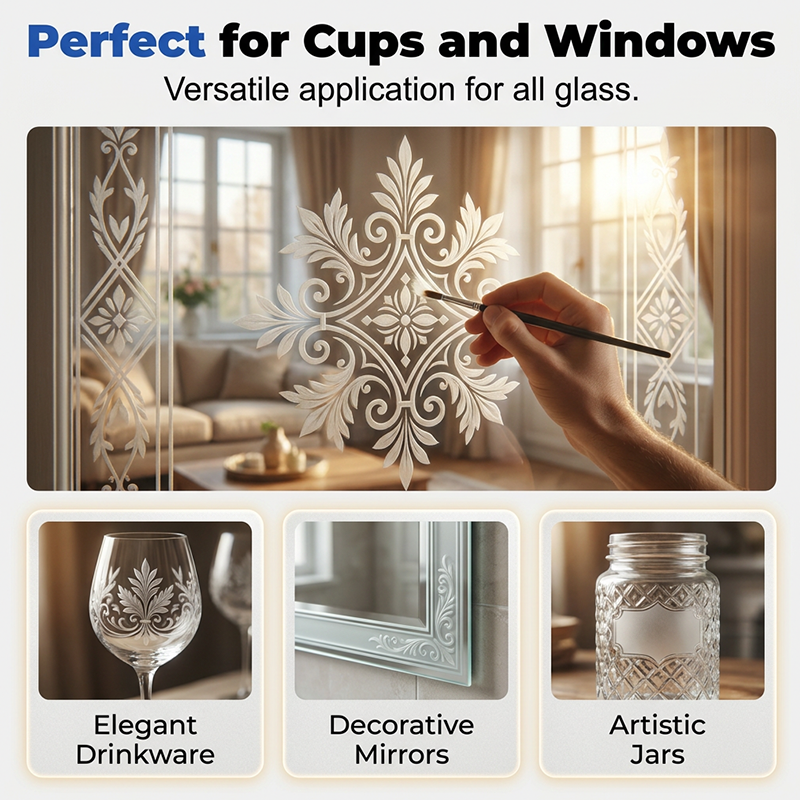 Transparent Frost Stained Glass Paint
