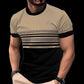 Men's Modern Graphic Print Crew Neck T-Shirt