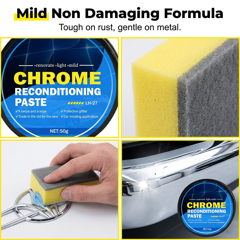 Car Chrome Restoration Paste – Shine & Restore Metal Trim✨