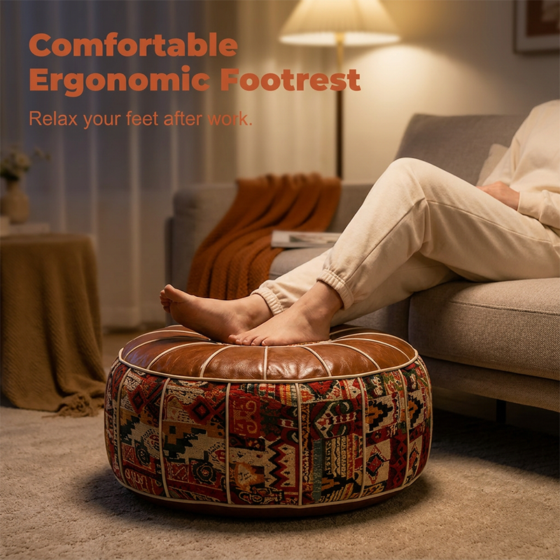 💥Multifunctional Storage Ottoman Pouf