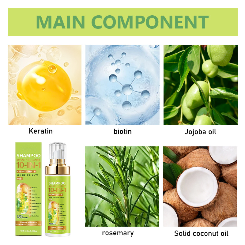 10-in-1 Plant-Based Essence Shampoo