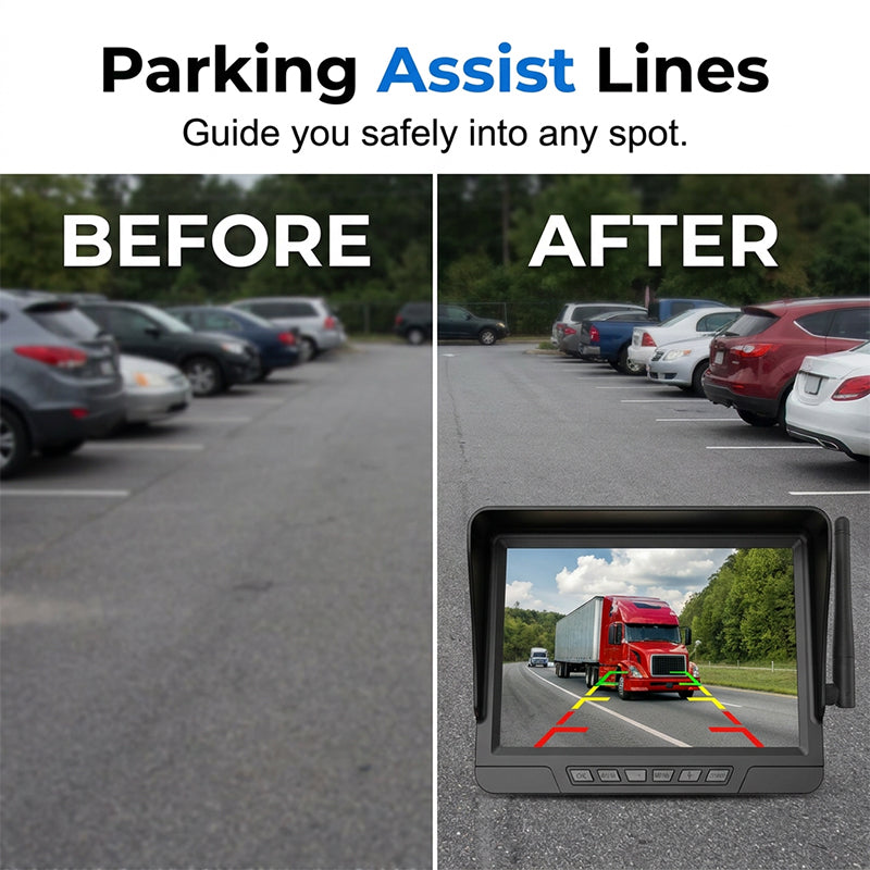 🌿♻️ LIMITED-TIME 50% OFF! Eco-Friendly Solar Backup Camera – Charges Even on Cloudy Days, 2.4GHz Digital Wireless, Night Vision Up to 50ft – Perfect for Trailers, SUVs & Work Trucks 🌙⛈️