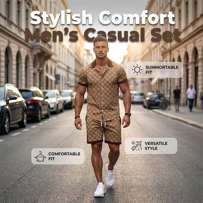 🎁2026 New Arrivals 50% OFF💥Men's Printed 2-Piece Summer Set