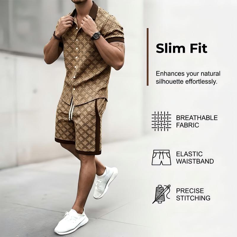 🎁2026 New Arrivals 50% OFF💥Men's Printed 2-Piece Summer Set