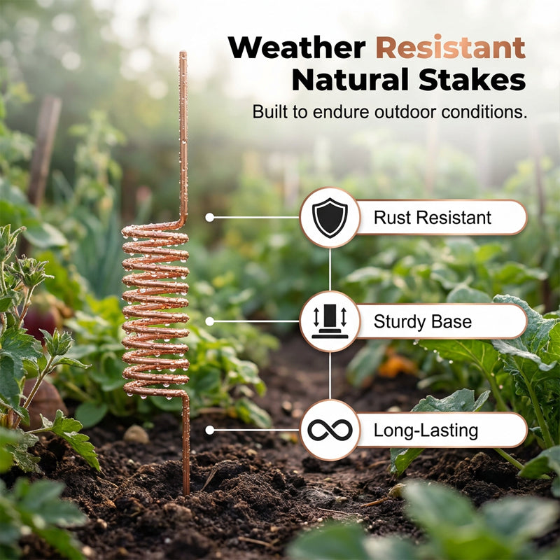 🔥Summer Hot Sale🔥Copper Spiral Antenna Plant Stakes
