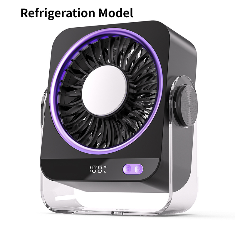 Portable Desk & Wall Fan with LED Display