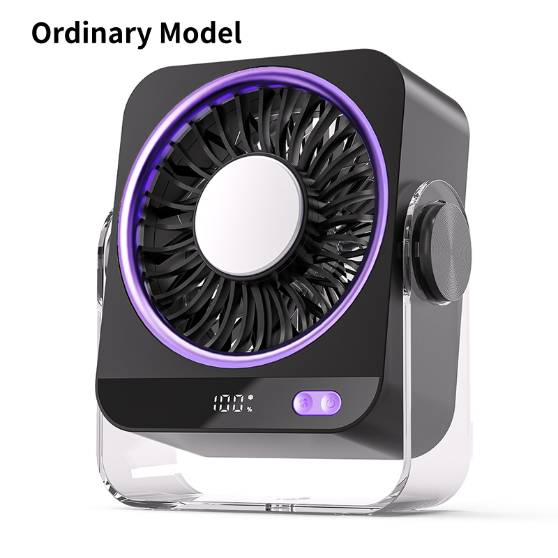 Portable Desk & Wall Fan with LED Display