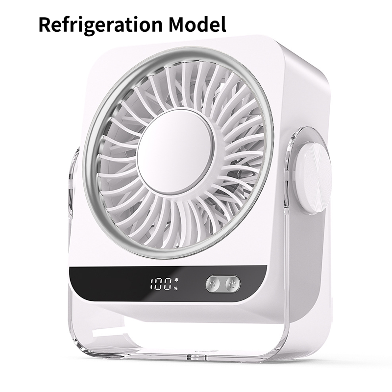 Portable Desk & Wall Fan with LED Display