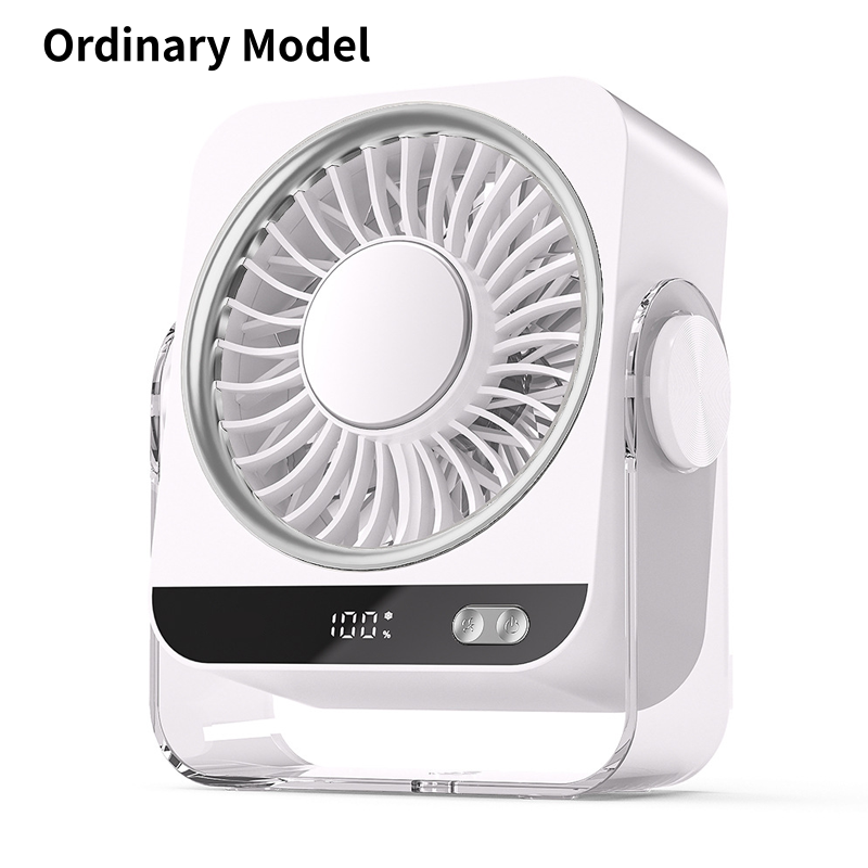 Portable Desk & Wall Fan with LED Display