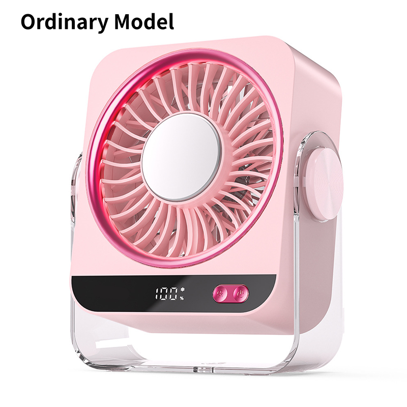 Portable Desk & Wall Fan with LED Display