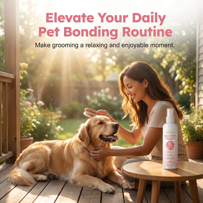 🐶🐱 3-in-1 Waterless Pet Spray – No-Rinse Deep Clean, Detangler & Coat Conditioner for Dogs and Cats