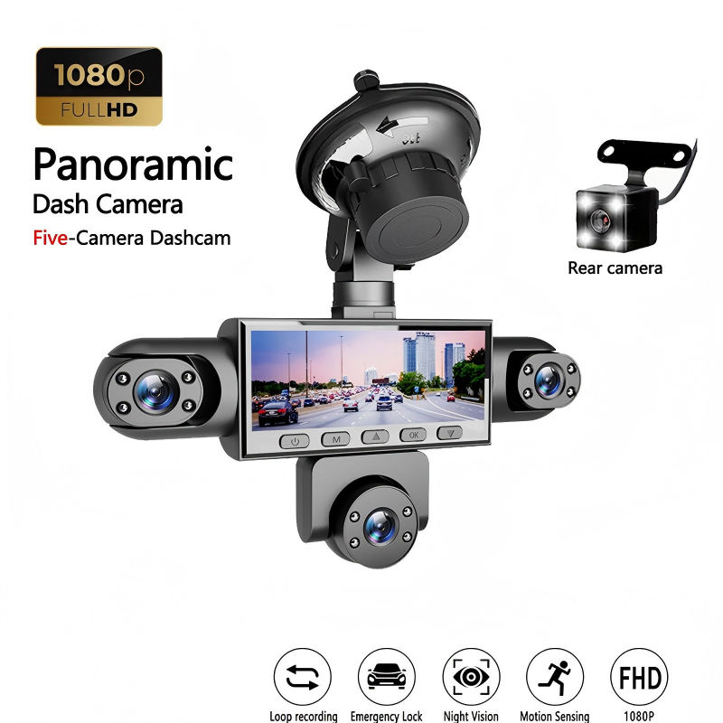 🎁2026 New Arrivals 50% OFF💥1080P Multi-Channel Dash Cam with Night Vision & Parking Monitor 🚗