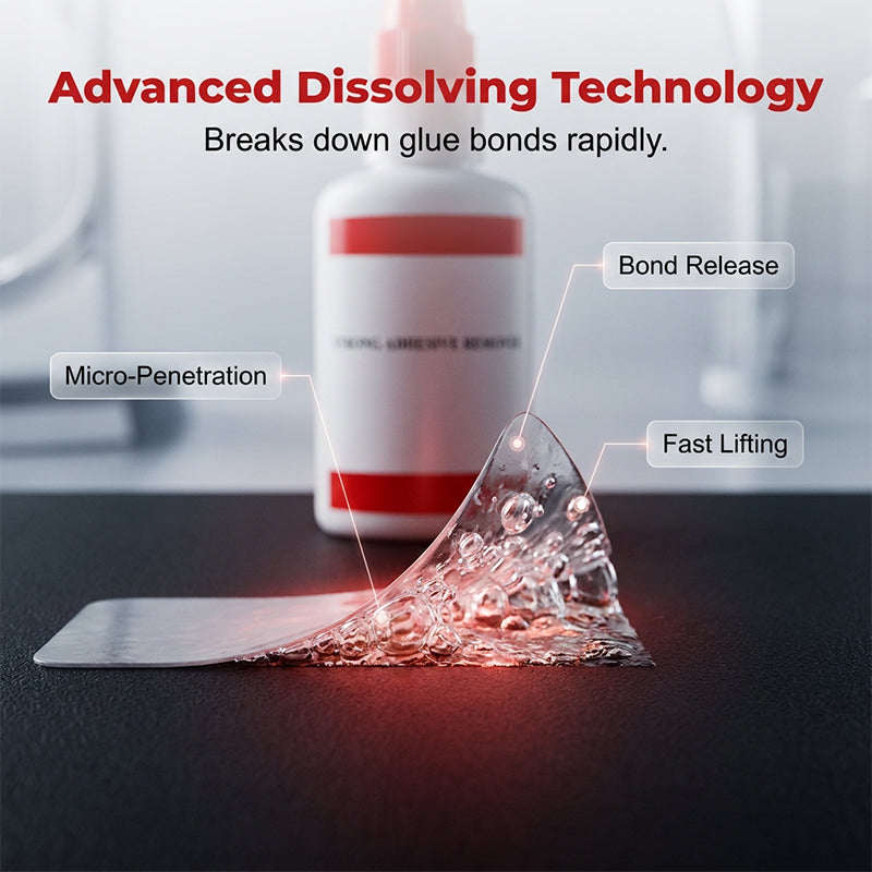 ✨ Fast Acting Glue Remover 🧴 ⚡Removes Sticky Residue Instantly