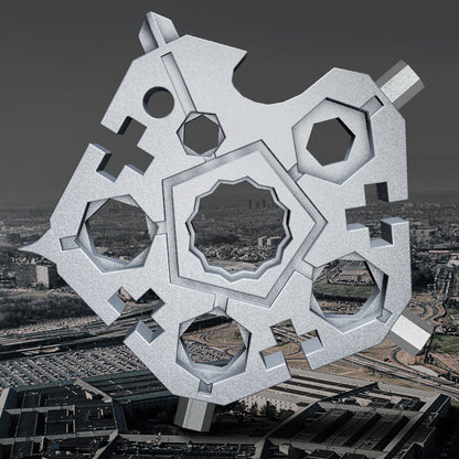 23-in-1 snowflake-shaped multi-tool