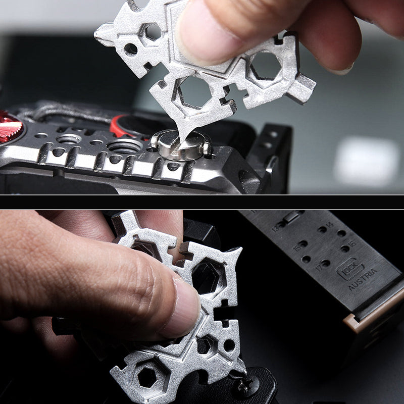 23-in-1 snowflake-shaped multi-tool