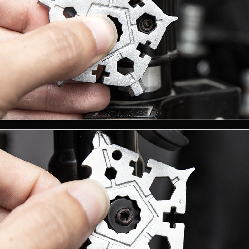23-in-1 snowflake-shaped multi-tool