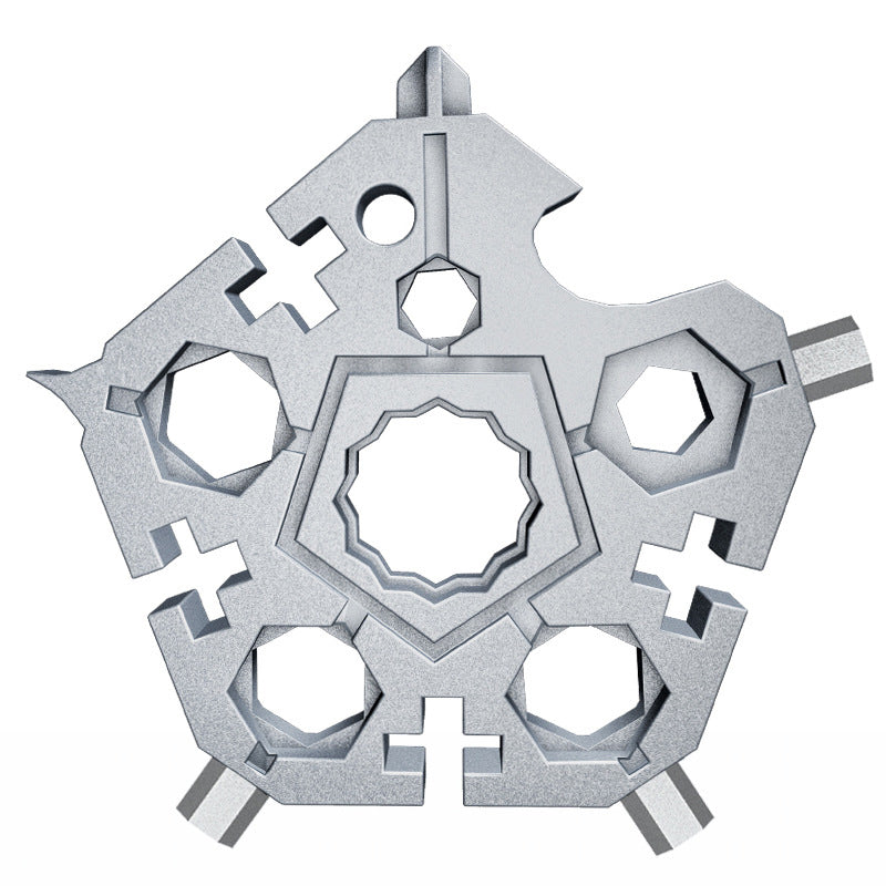 23-in-1 snowflake-shaped multi-tool