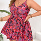 🌺 LIMITED-TIME 50%🏖️Vibrant Floral 2-Piece Beach Set – Mini Swimdress + Triangle Bikini | Adjustable Bow-Tie Bust, Removable Padding & Quick-Dry | Perfect Vacation Outfit (L-4XL)☀️
