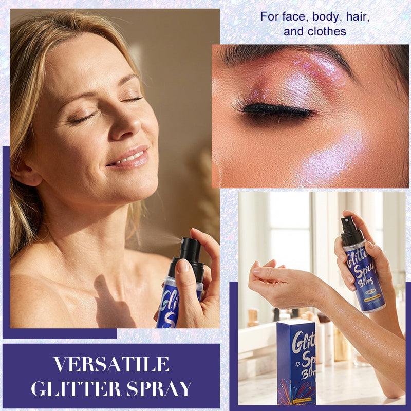 Long-Lasting Body Glitter Spray