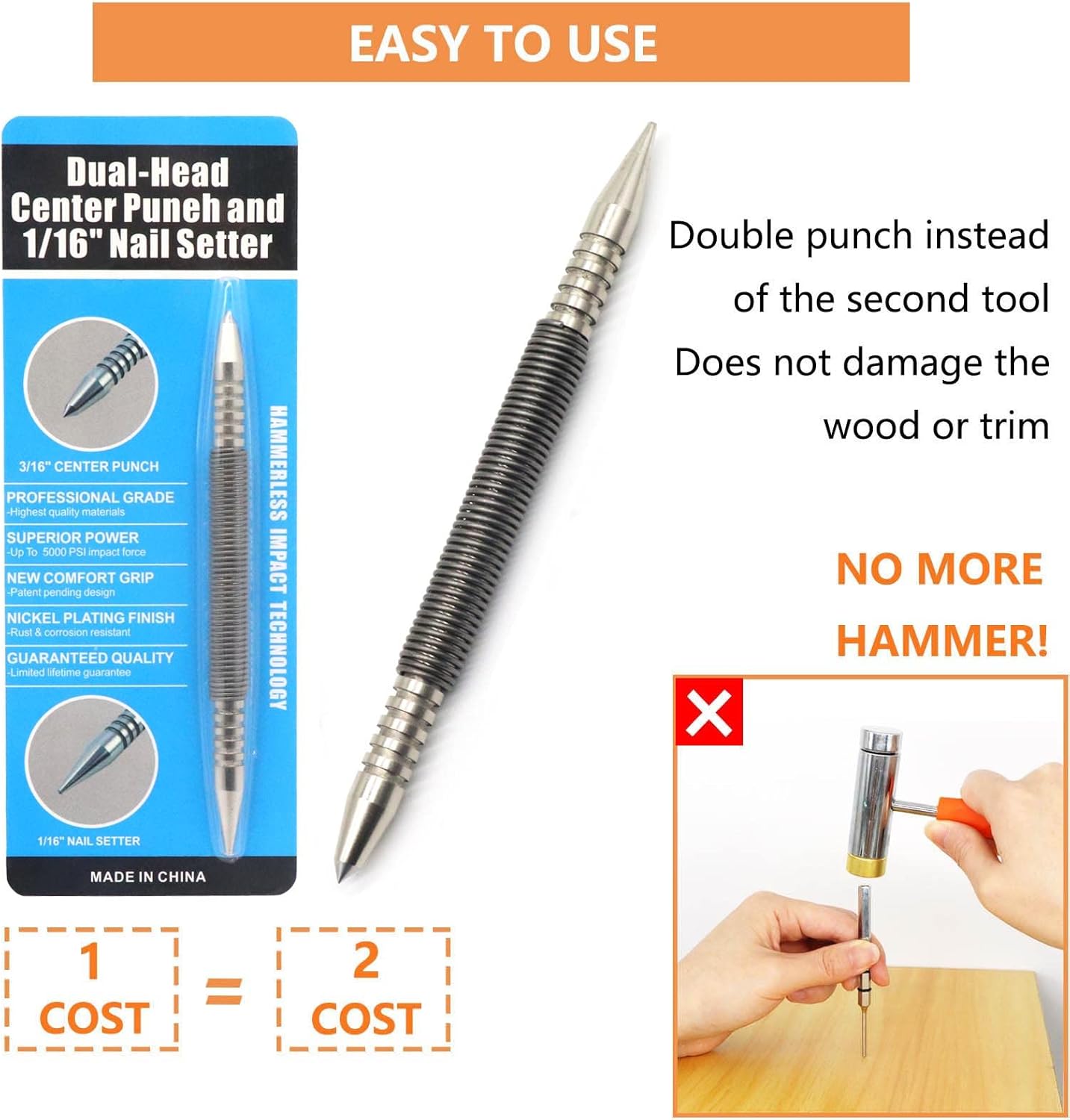 🔥🔨 50% OFF | Hammerless nails