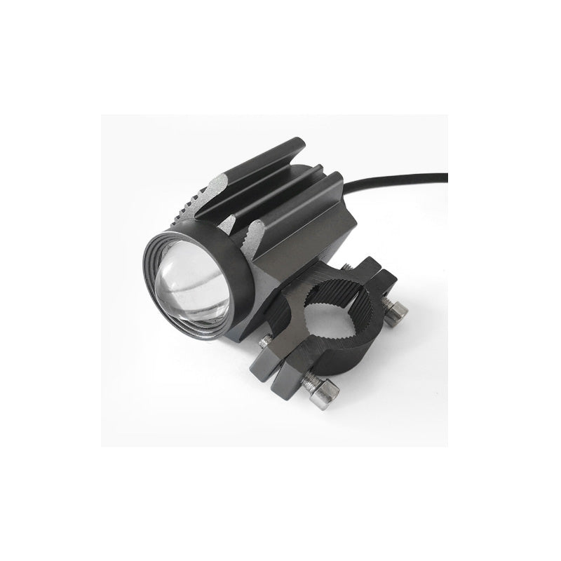 Universal Motorcycle LED Spotlight Dual Color Auxiliary Driving Light