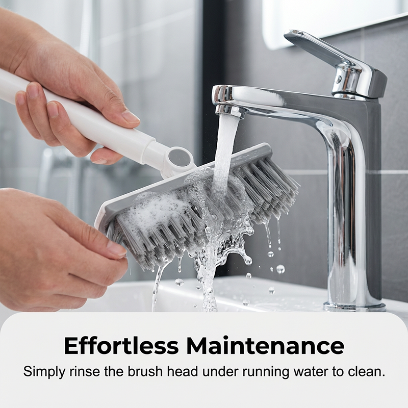 🔥50% OFF!🔥 2-in-1 Grout & Corner Scrubber Brush with Squeegee