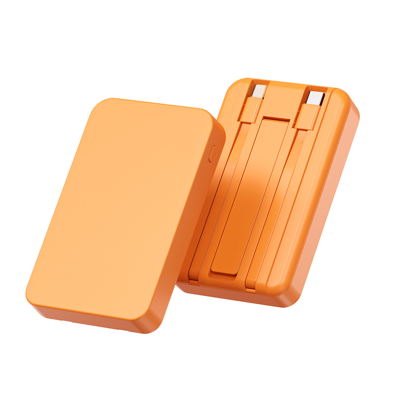 3-in-1 Magnetic Wireless Power Bank with Dual Cables