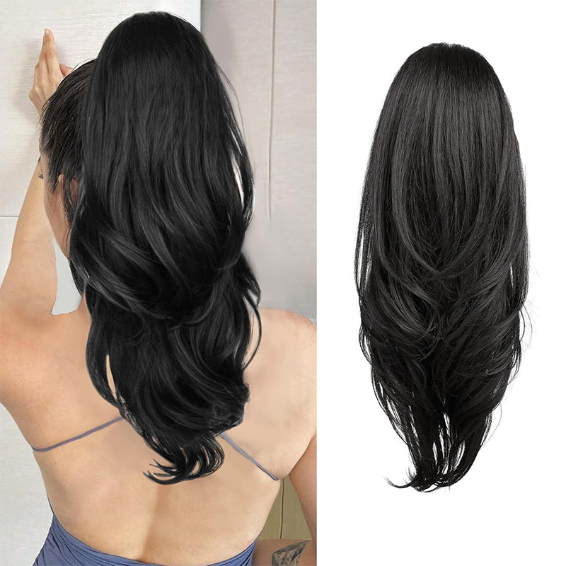 🔥🎁New arrival 50% OFF🌸💖Multi-Layered High Ponytail Wig