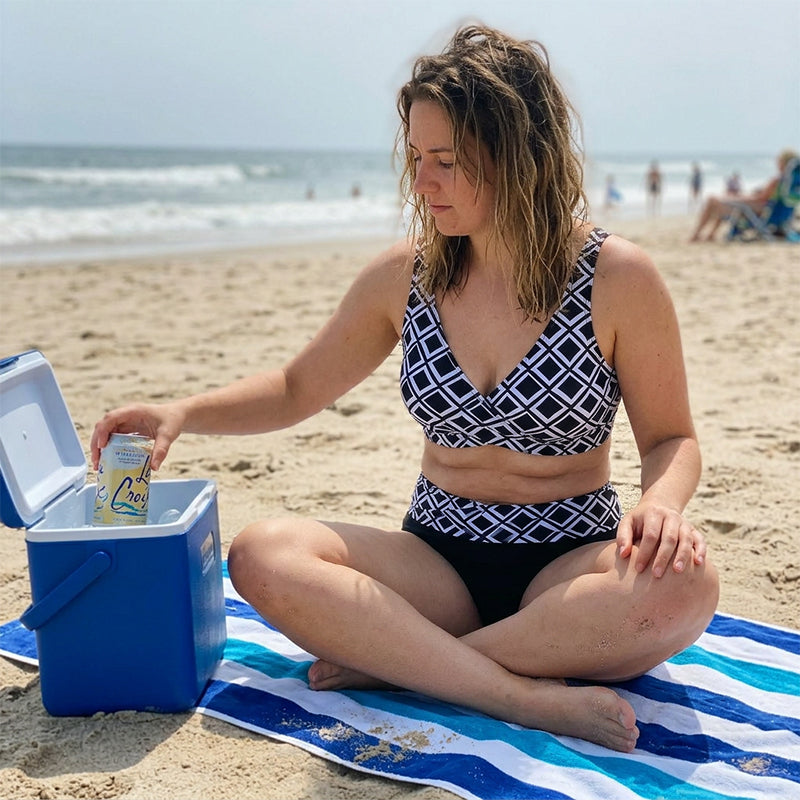 👙🌸🌟 LIMITED-TIME 50% OFF! Women’s High Waist Two-Piece Bikini Set – Retro High-Cut Bottom, Tummy Control, Removable Pads – Flattering & Comfortable for Poolside or Beach Days 🌊☀️