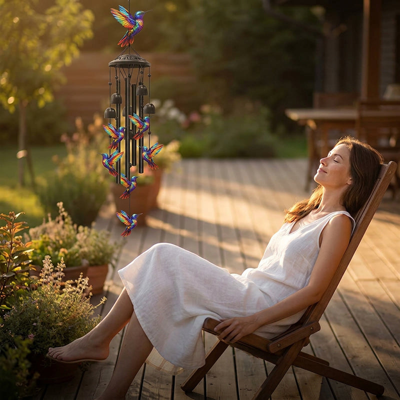 🎵 LIMITED-TIME 50% OFF! 💥 Vintage Metal Memorial Wind Chimes – Soothing Melody, Rust-Resistant Aluminum, Retro Design ✨