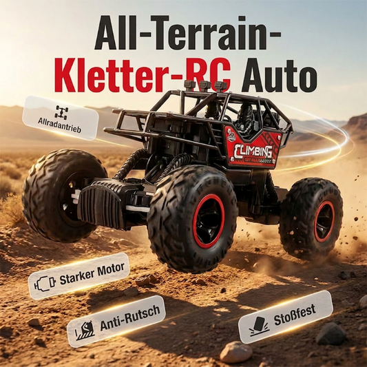 🚗 LIMITED-TIME 50% OFF! 💥 Remote Control Off-Road Car – All-Terrain Climber, 2.4GHz, Anti-Collision Frame ✨