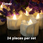 Romantic LED Flameless Dripping Light Candles